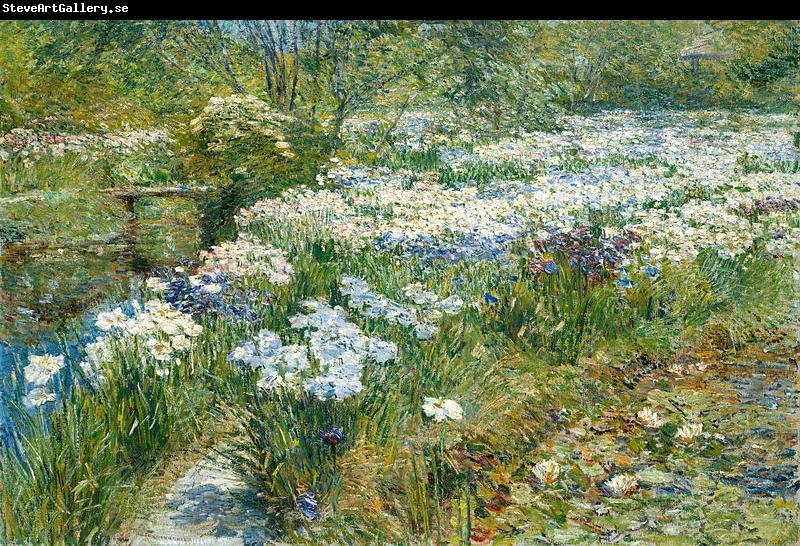 Childe Hassam The Water Garden